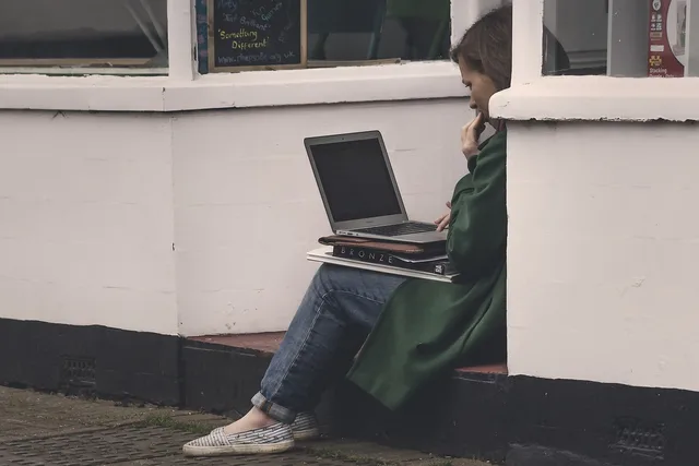 woman, girl, people, laptop, study, research, sitting, alone, outdoor, technology, books, people, laptop, research, research, research, research, research. When to build keyword research foundations for an England audience