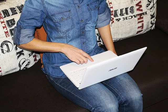 laptop, work, notebook, space bar. When to build a keyword research target audience from search data
